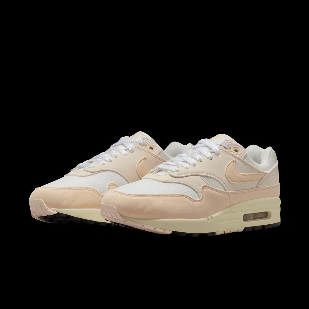 Nike Pink and Cream Air MAX 1 Sneakers Brand New No Box